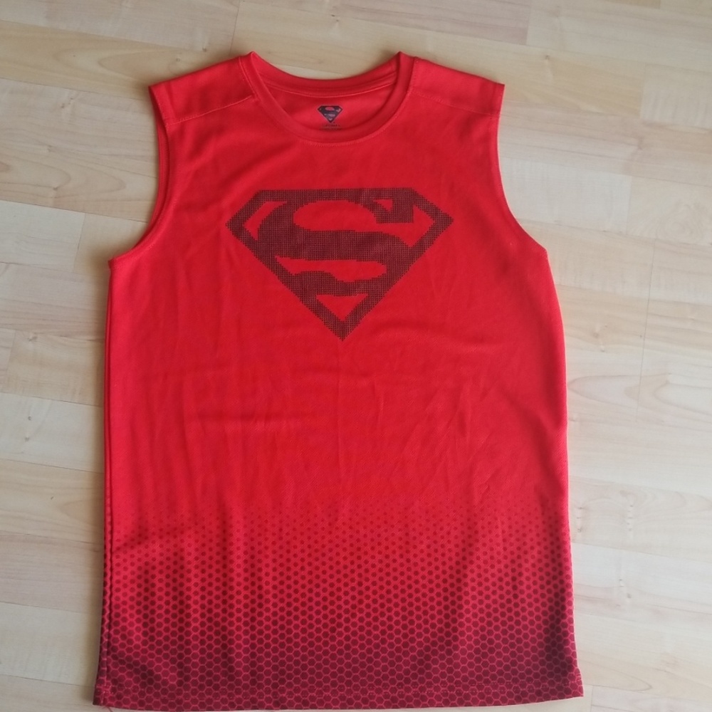 Superman Boys Muscle Shirt Size XL NWOT
